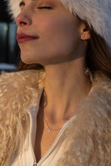 Diamond Initial Studs Fides