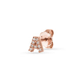 Diamond Initial Studs Fides