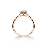 Color Stone Solitaire Ring Phorca - aloé