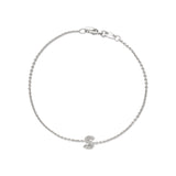 Diamond Initial Bracelet Gratia - aloé