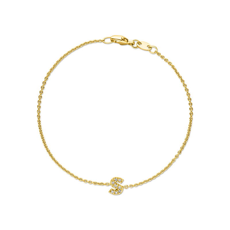 diamond-initial-bracelet-yellow-gold