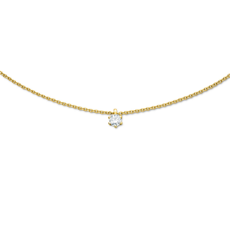 Diamond Necklace Diligo - aloé