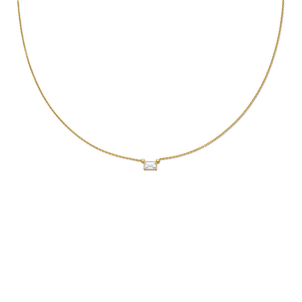 Diamond Necklace Lutetia - aloé
