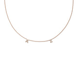 double-diamond-initial-necklace-rose-gold