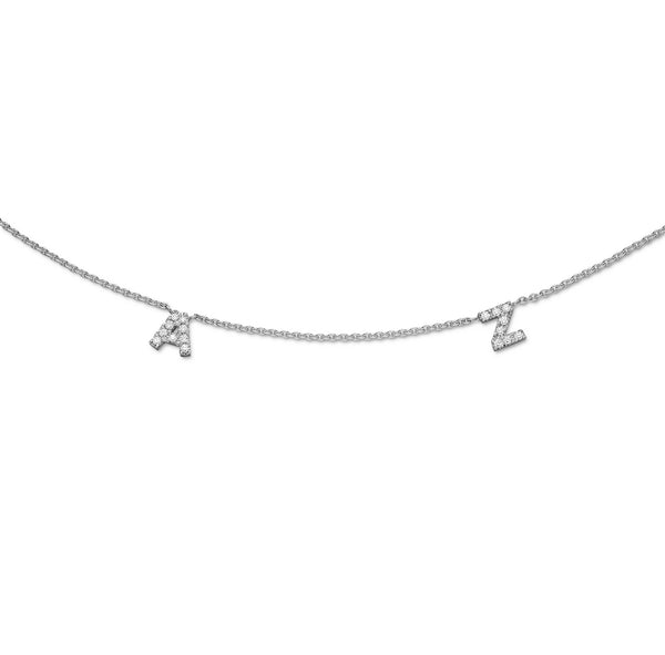 double-initial-necklace-white-gold
