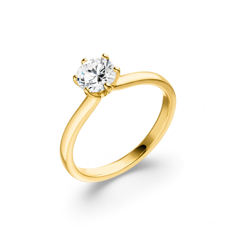 Solitaire Ring Amoris - aloé